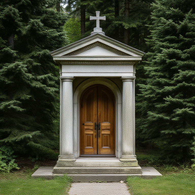 Nova ArdenShade Quiet Cedar Shrine illustration for Main Sights and Activities