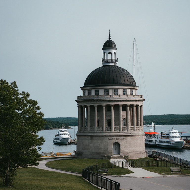 Nova ArdenSpire Silver Ferry Port illustration for Main Sights and Activities