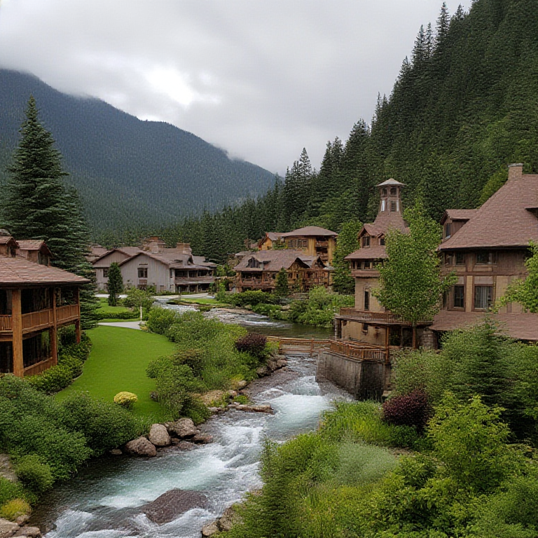 Nova ArdenStream Lantern Creek Village illustration for Main Sights and Activities