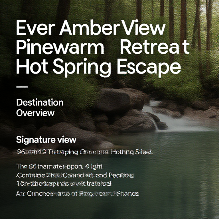 Ever AmberView Hot Spring attraction recommendation theme image
