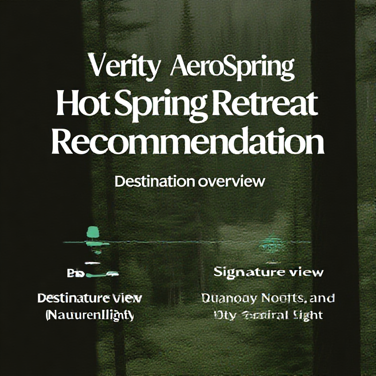 Verity AeroSpring Hot Spring attraction recommendation theme image